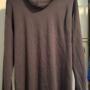 Gray Robert Barakett 3 Button Hoodie